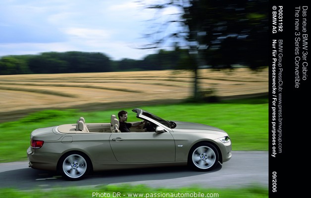 Nouvelle BMW Srie 3 cabriolet 2007 (SALON AUTOMOBILE DETROIT 2007)