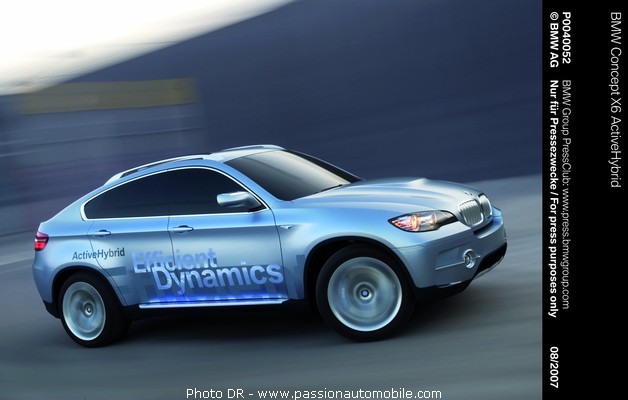 BMW X6 Concept 2007 Active Hybrid (Salon auto de Francfort 2007)