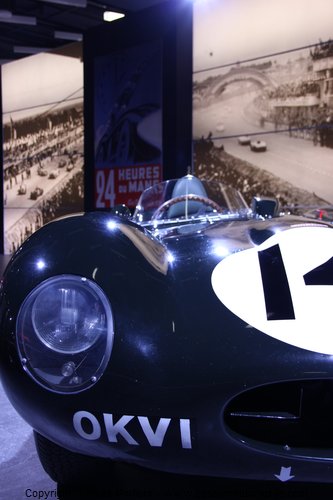 jaguar type d 24h du mans 1954 (salon automobile de geneve 2014)