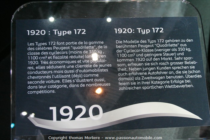 Peugeot type 172 1920 (Salon de l'auto de genve 2010)